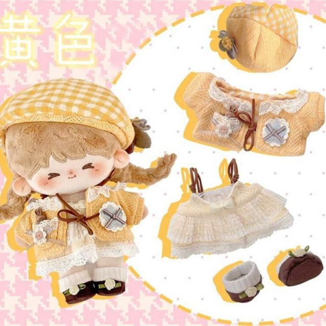 限定完売 荘園 少女 着せ替えぬいぐるみ人形服セット Amazon.co.jp: niannyyhouse 20cm ぬいぐるみ 服 幼稚園セット